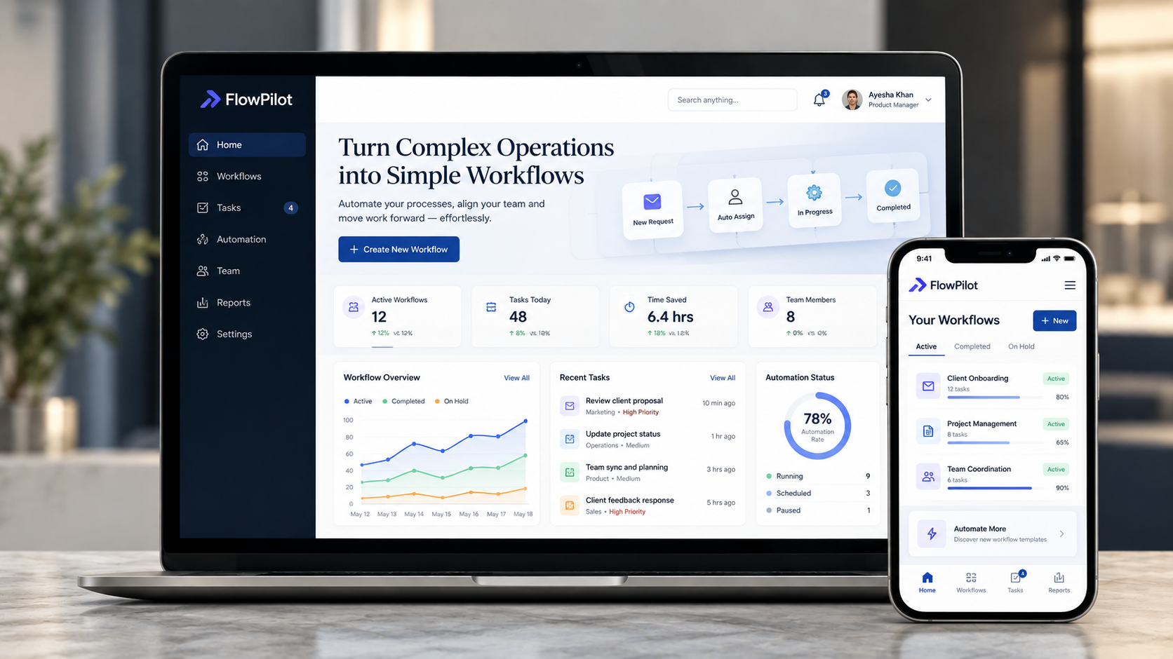 Startup MVP — Product design and development mockup